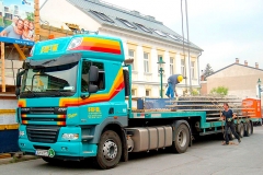 Tieflader LKW Tiefladesattel Schwerlast Transport Bruck an der Leitha Niederösterreich