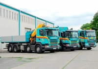 PIPAL-Transporte: moderne EURO6 LKW Flotte: 3,5 t Kastenwagen, Kran, Tieflader, Hubarbeitsbühne, Container und Mulden sowie Müllsammelfahrzeug • Bruck an der Leitha, Niederösterreich